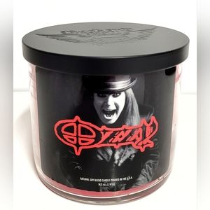 Ozzy Osbourne Head Fireside Scented Candle Red New with Tag
